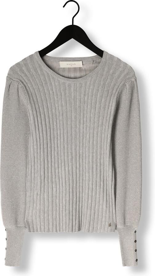 NUKUS Dames Truien & Vesten Mulberry Pullover Lurex Grijs - Foto 3