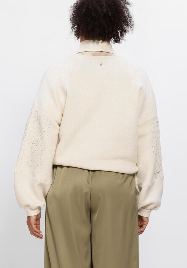 NUKUS Dames Truien & Vesten Rami Pullover Creme - Foto 3
