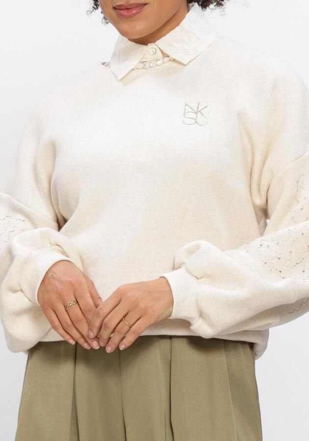 NUKUS Dames Truien & Vesten Rami Pullover Creme - Foto 4