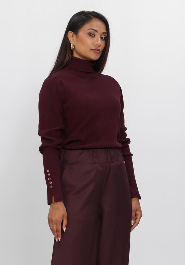 NUKUS Dames Truien & Vesten Silvi Pullover Plain Bordeaux