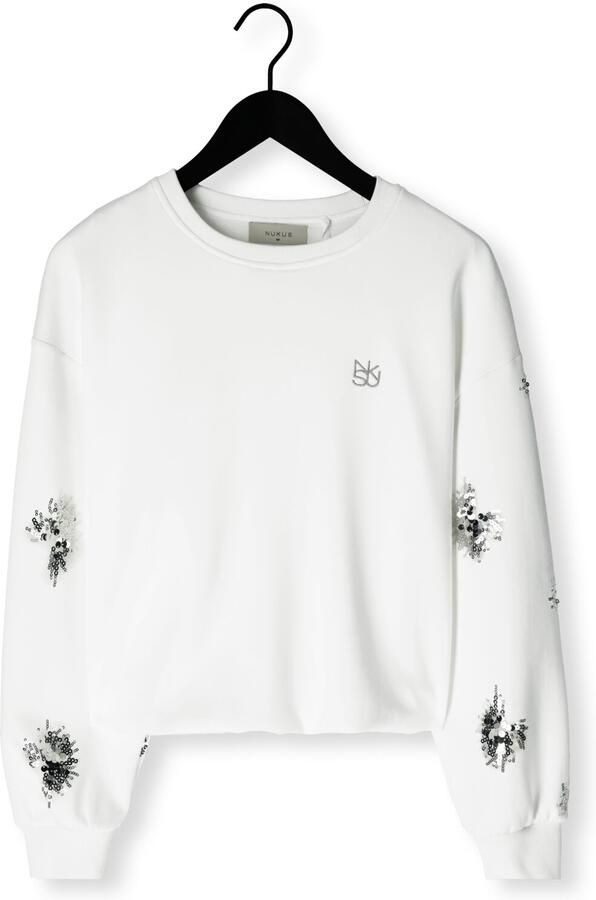 NUKUS Dames Truien & Vesten Suzanne Pullover Paillet Gebroken Wit - Foto 4
