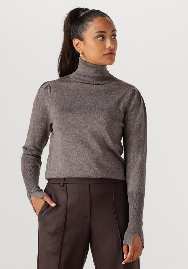 NUKUS Dames Truien & Vesten Sylvia Pullover Lurex Taupe - Foto 4