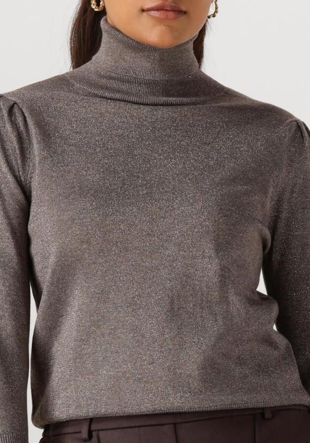 NUKUS Dames Truien & Vesten Sylvia Pullover Lurex Taupe
