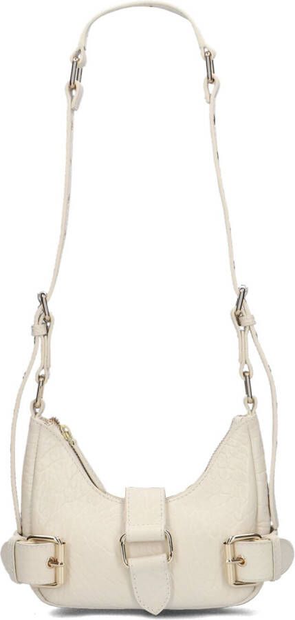 Núnoo Beige Leren Schoudertas Palma Beige Dames