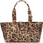 Núnoo Dots Deluxe Maxi Shopper Tas Brown Dames - Thumbnail 1