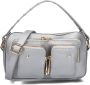Núnoo Zilver Metallic Crossbody Tas Grijs Dames - Thumbnail 1