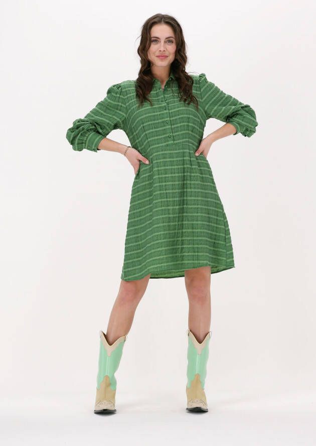 OBJECT Dames Jurken Kendra L s Dress Groen
