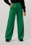 OBJECT wide leg pantalon OBJLISA van gerecycled polyester turquoise - Thumbnail 1