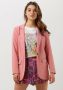 OBJECT rechtvallende blazer OBJSIGRID van gerecycled polyester roze - Thumbnail 1