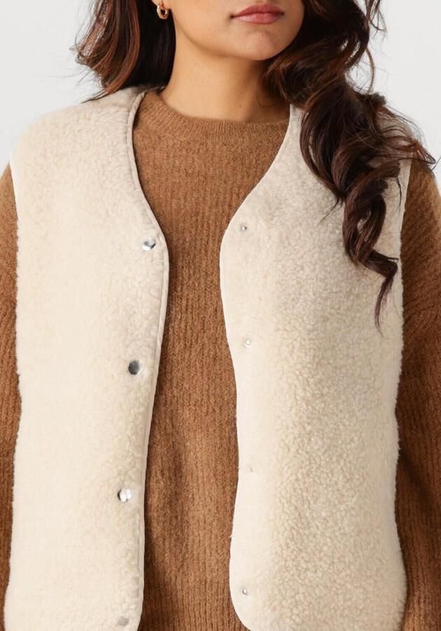 OBJECT Dames Blazers Objella New Waistcoat Creme - Foto 3