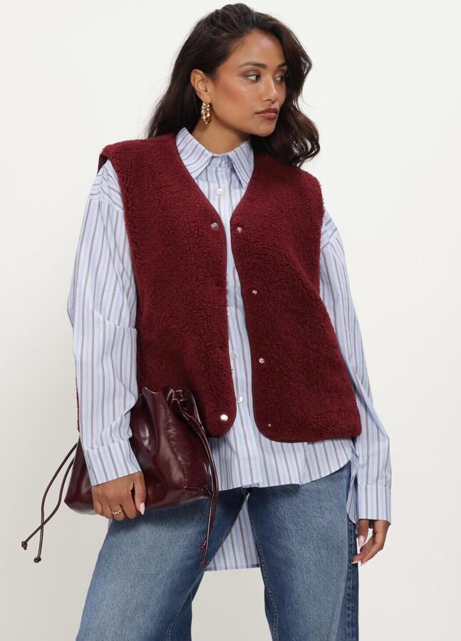 OBJECT Dames Blazers Objella Waistcoat Noos Bordeaux