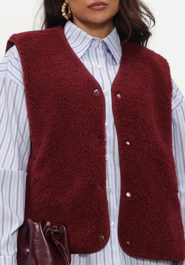 OBJECT Dames Blazers Objella Waistcoat Noos Bordeaux - Foto 4