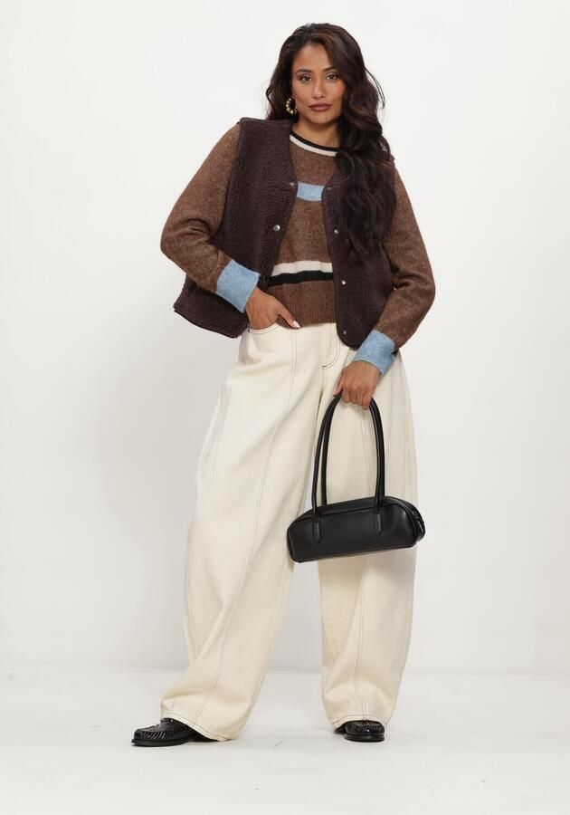OBJECT Dames Blazers Objella Waistcoat Noos Bruin - Foto 4