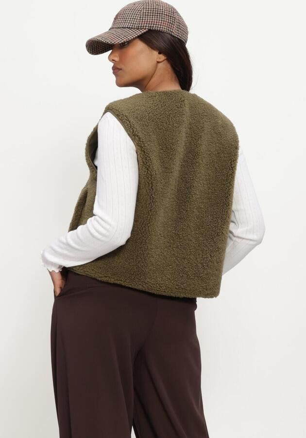 OBJECT Dames Blazers Objella Waistcoat Noos Olijf - Foto 3