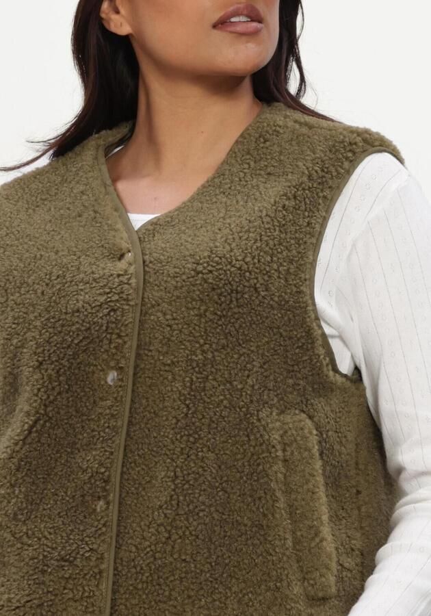 OBJECT Dames Blazers Objella Waistcoat Noos Olijf - Foto 4