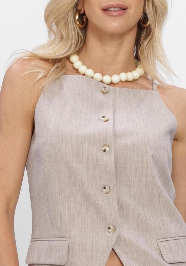 OBJECT Dames Blazers Objivalo Sl Rewaistcoat Beige - Foto 3