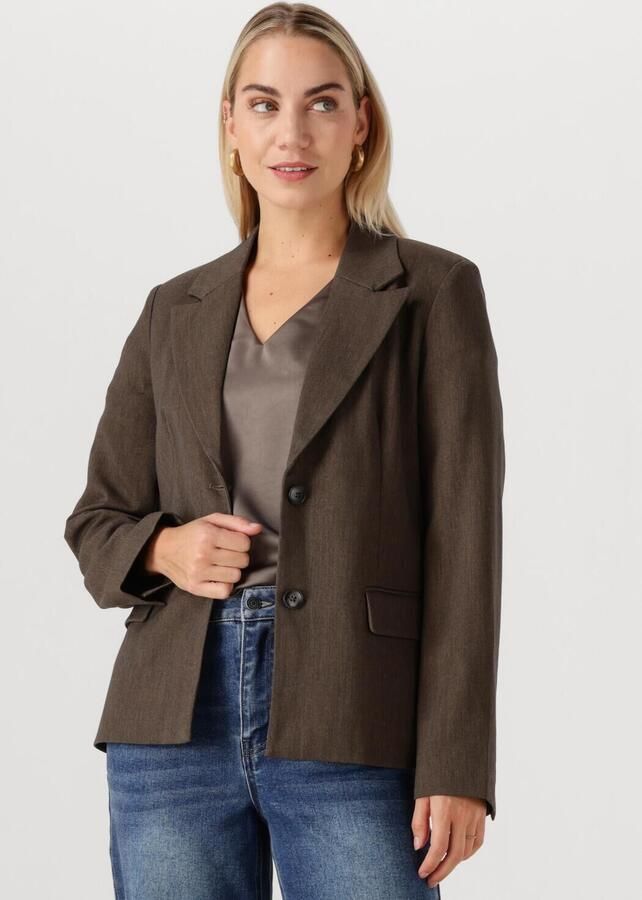 OBJECT Dames Blazers Objkara L s Lo Blazer Bruin - Foto 4