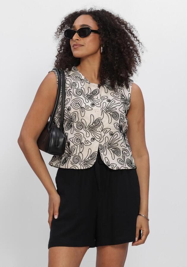 OBJECT Dames Blazers Objkerry S l Re Vest Ecru