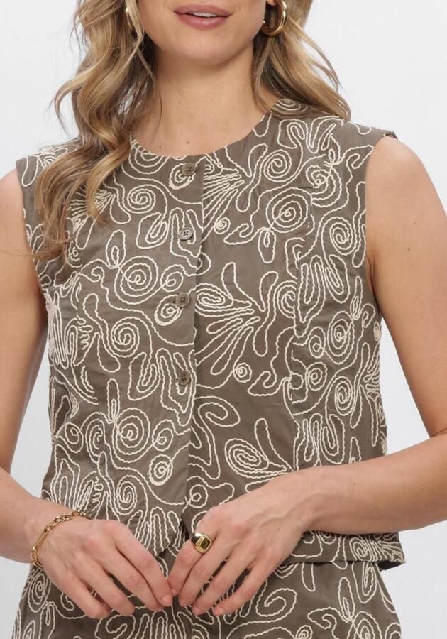 OBJECT Dames Blazers Objkerry S l Re Vest Taupe - Foto 3