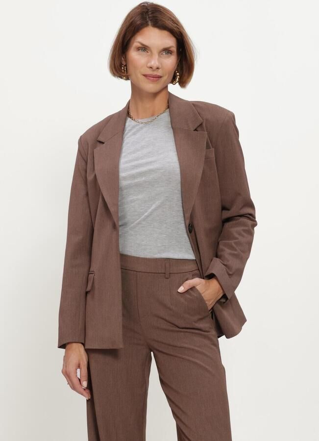 OBJECT Dames Blazers Objlisa Lo Blazer Noos Bruin