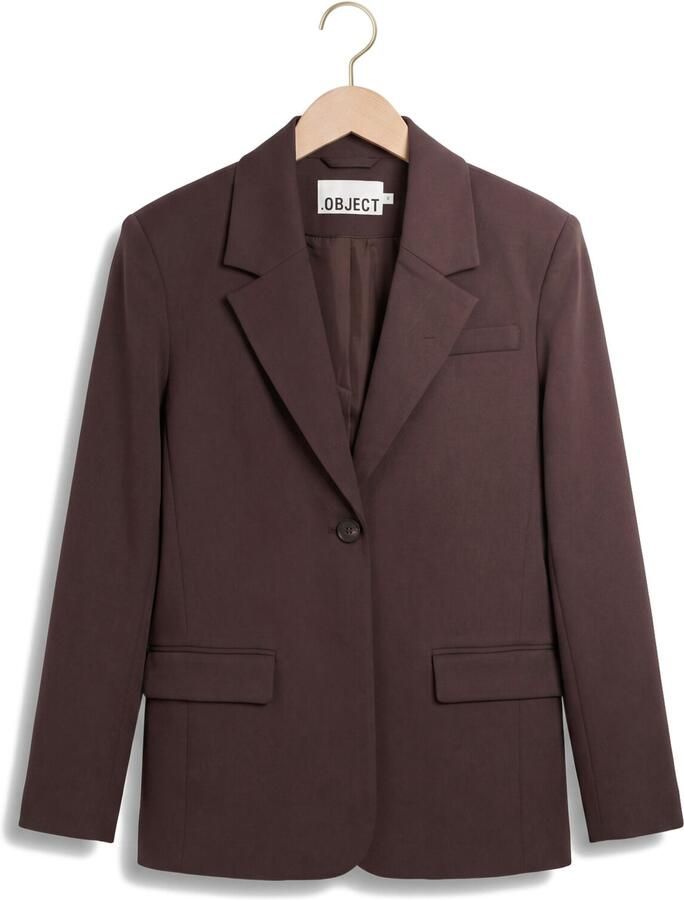 OBJECT Dames Blazers Objlisa Lo Blazer Noos Bruin - Foto 2
