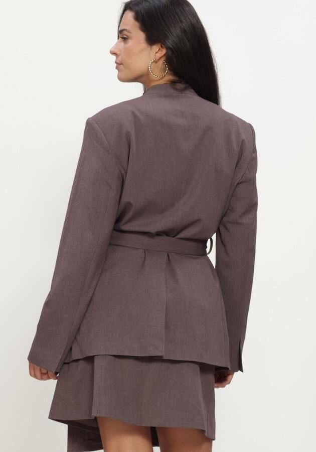OBJECT Dames Blazers Objlisa Lo L s Belt Blazer Bruin - Foto 4