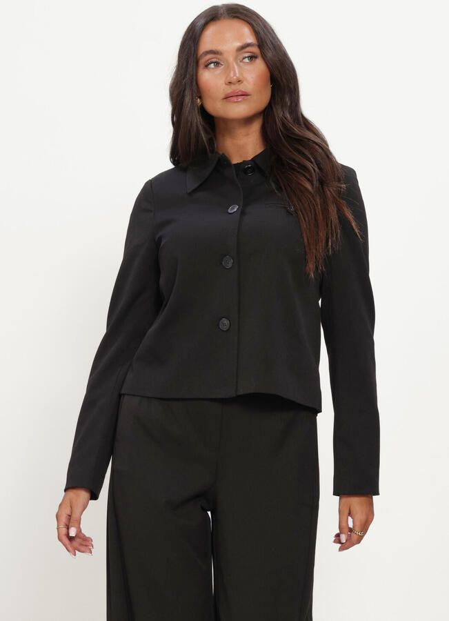 OBJECT Dames Blazers Objlisa Re L s Short Blazer Jacket Noos Zwart