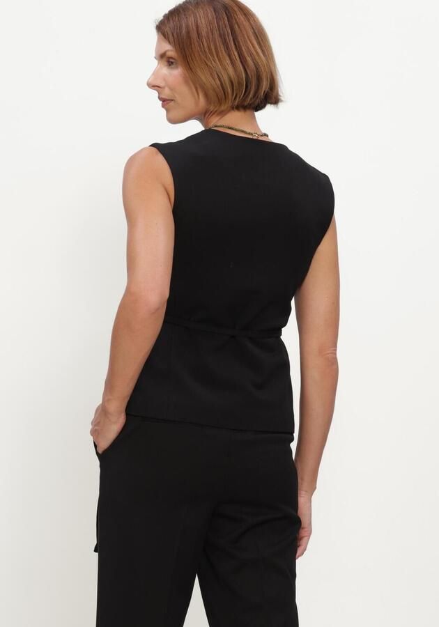 OBJECT Dames Blazers Objlisa Re Tie Waistcoat Noos Zwart - Foto 2