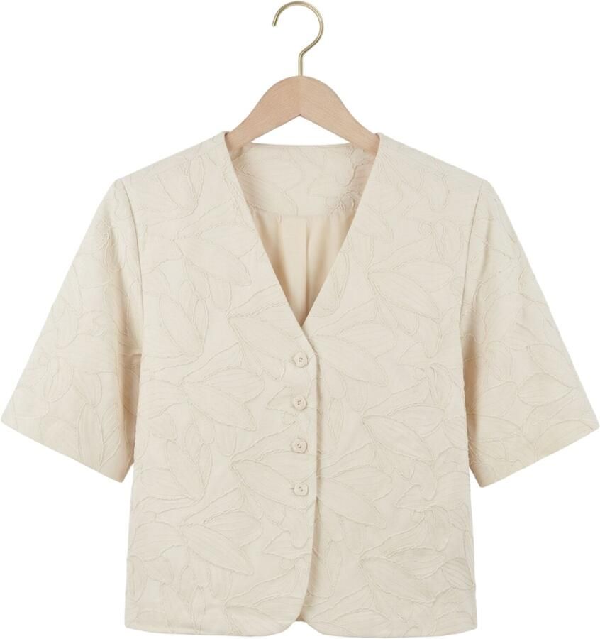 OBJECT Dames Blazers Objmathilda Lisa 2 4 Lo Blazer Ecru - Foto 2