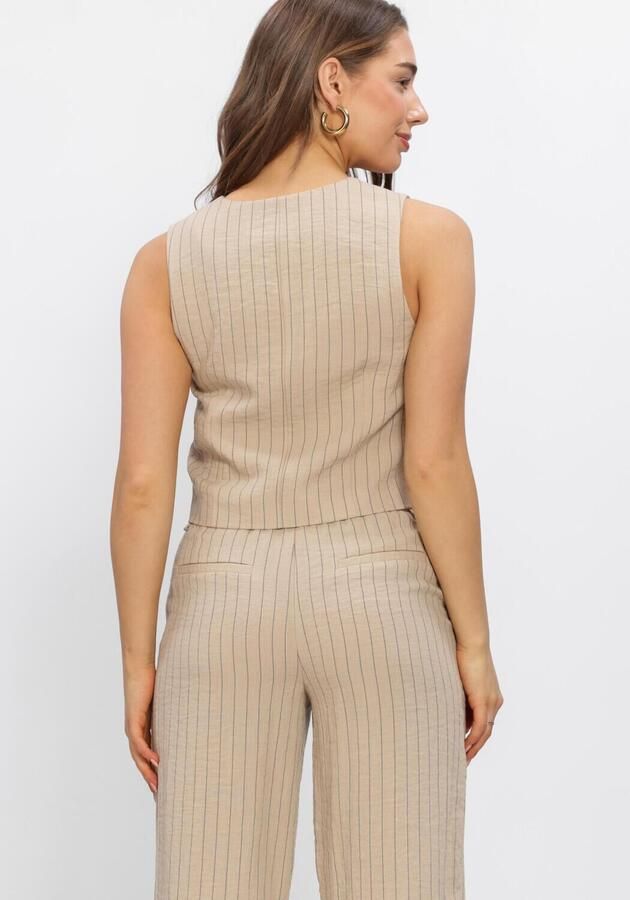 OBJECT Dames Blazers Objrini Re Waistcoat Beige - Foto 2