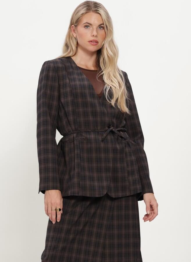 OBJECT Dames Blazers Objsoley Re Tie Blazer Bruin