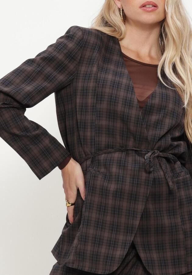 OBJECT Dames Blazers Objsoley Re Tie Blazer Bruin - Foto 3
