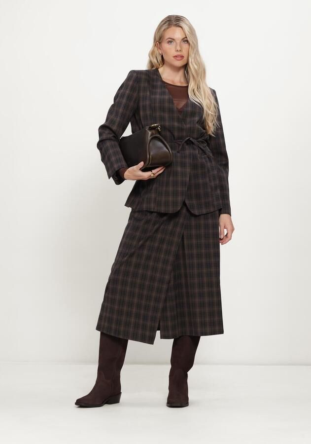 OBJECT Dames Blazers Objsoley Re Tie Blazer Bruin - Foto 2