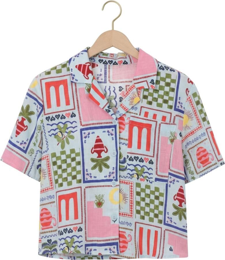 OBJECT Dames Blouses Objedie S s Re Shirt Multi - Foto 2