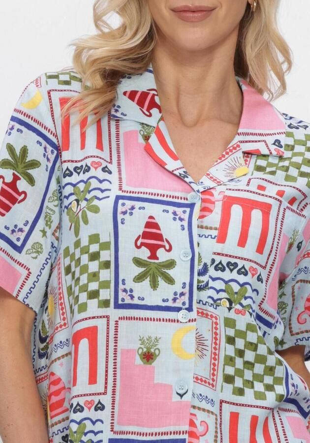 OBJECT Dames Blouses Objedie S s Re Shirt Multi - Foto 4