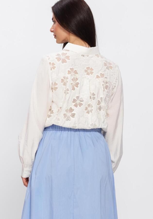 OBJECT Dames Blouses Objjuni L s Re Shirt Gebroken Wit - Foto 3