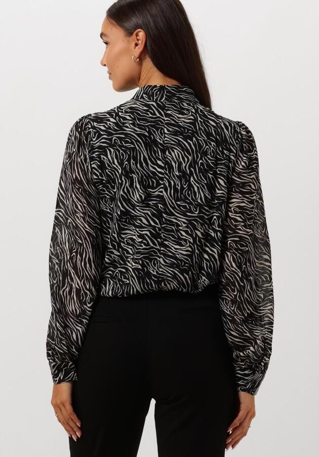 OBJECT Dames Blouses Objmila L s High Neck Top Noos Bruin