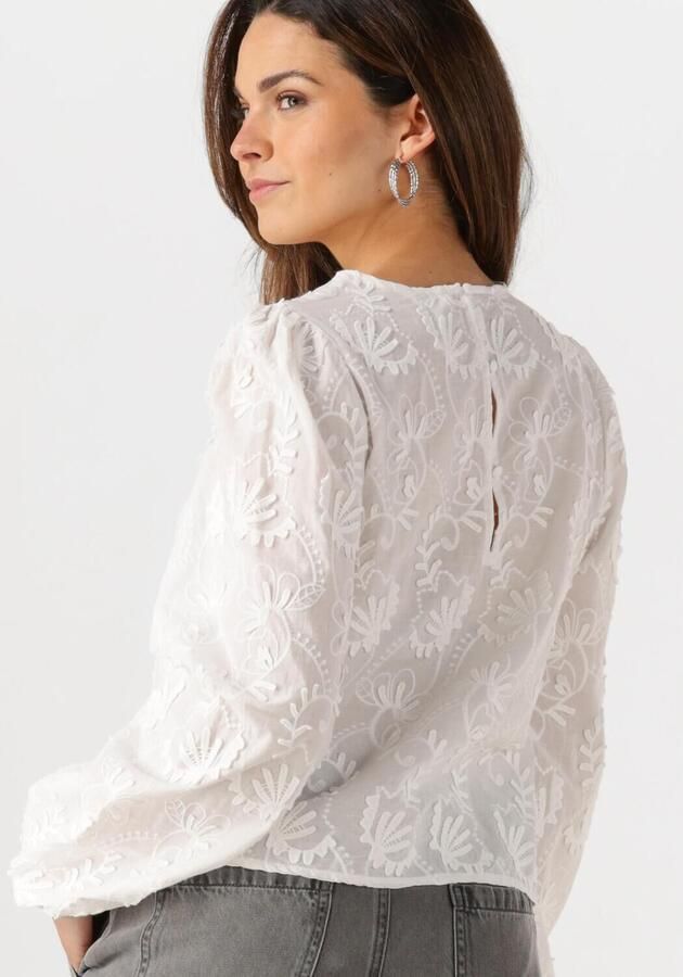 OBJECT Dames Blouses Objmya Re L s Top 137 Wit - Foto 2