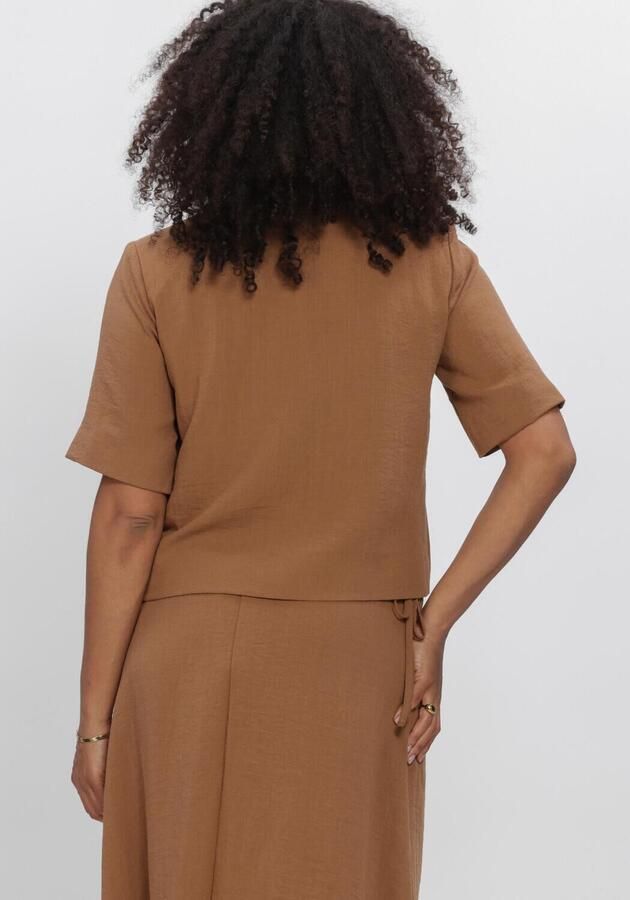 OBJECT Dames Blouses Objrini Mathilda 2 4 Lo Blazer 145 Nd Bruin - Foto 4