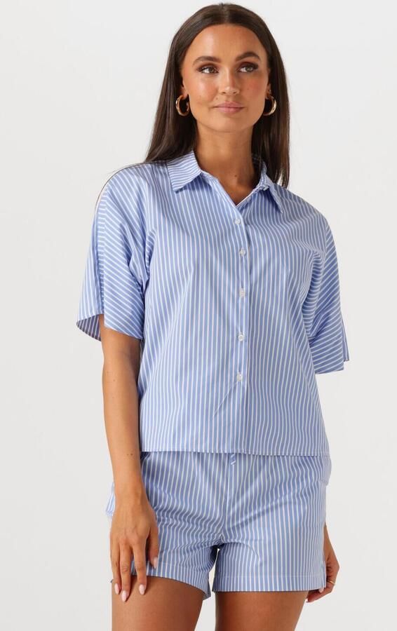 OBJECT Dames Blouses Objtutta 2 4 Lo Shirt Div Lichtblauw - Foto 4