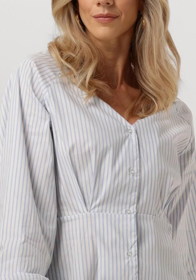 OBJECT Dames Blouses Objtutta Sculpture Fit Ls Shirt D Div Blauw - Foto 3