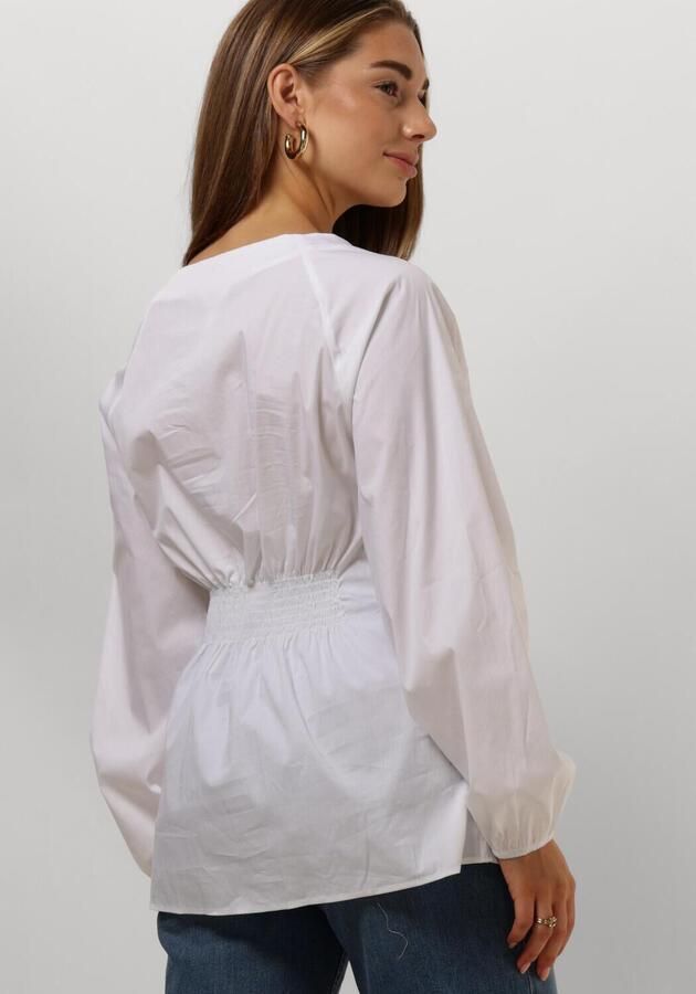 OBJECT Dames Blouses Objtutta Sculpture Fit Ls Shirt D Div Wit - Foto 2