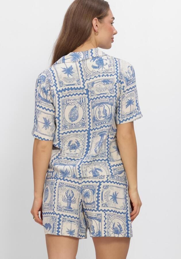 OBJECT Dames Blouses Objvima S s Re Shirt Ecru - Foto 3