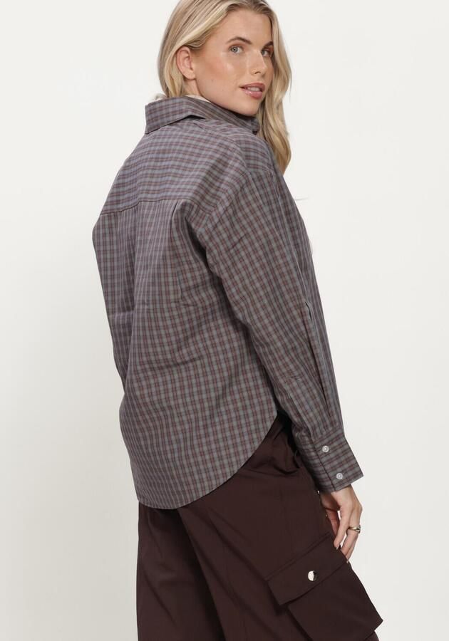 OBJECT Dames Blouses Objzila L s Re Shirt Noos Bruin - Foto 3