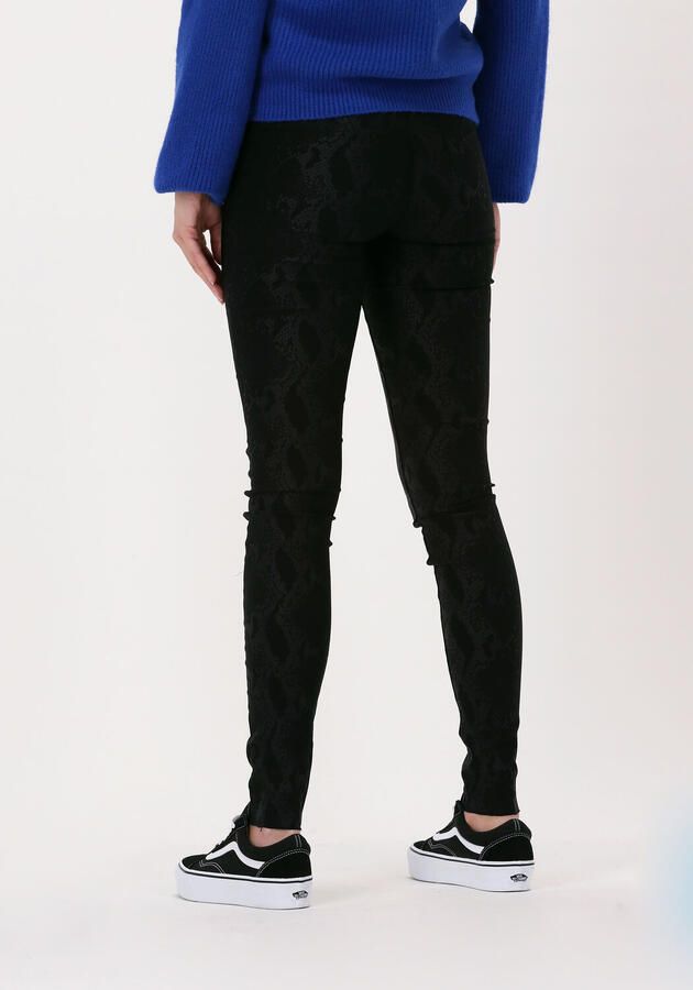 Object Dames Broeken Belle Mw Coated Legging Black Dames