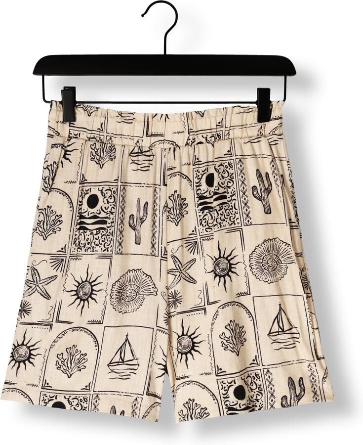 OBJECT Dames Broeken Objember Hw Shorts 139 Beige