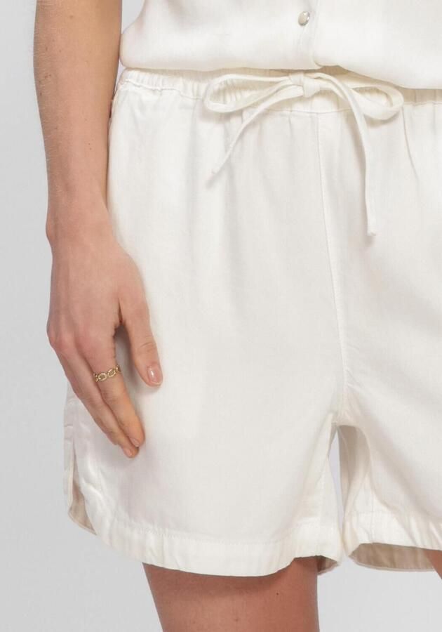 OBJECT Dames Broeken Objframe Re Mw Shorts Gebroken Wit - Foto 4