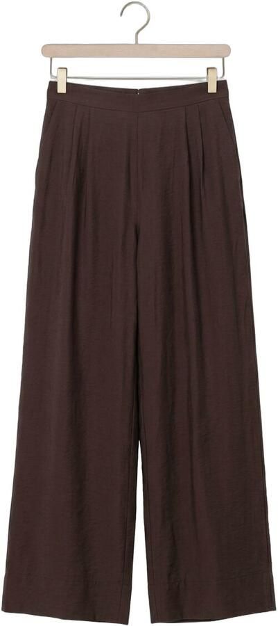 OBJECT Dames Broeken Objisla Yui Hw Wide Pants Bruin - Foto 3