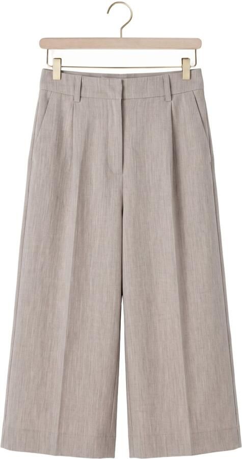 OBJECT Dames Broeken Objivalo Hw Lo Bermuda Shorts Zand - Foto 4