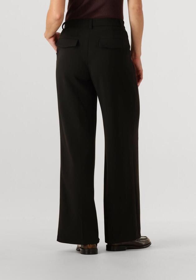 OBJECT Dames Broeken Objivy Hw Wide Pant Zwart